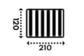 120x210 cm