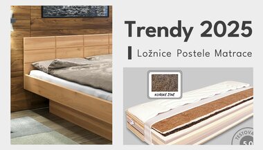 Trendy pro postele a ložnice 2025