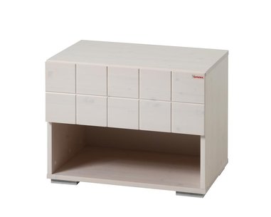 Noční stolek HANNY C0561, smrk - bílá - pohled č. 1