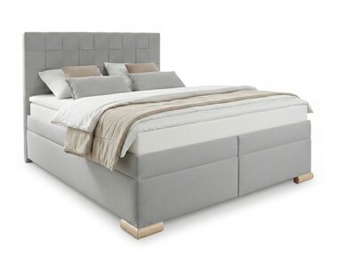 Americká postel boxspring GIARDINO, s úložným prostorem - pohled č. 2
