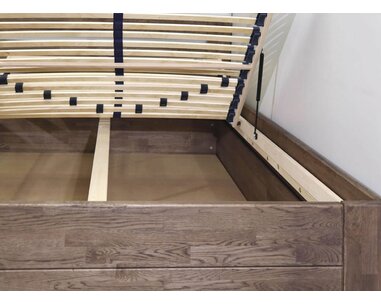 Postel s úložným prostorem ARION 2, 140x200, masiv buk - pohled č. 4