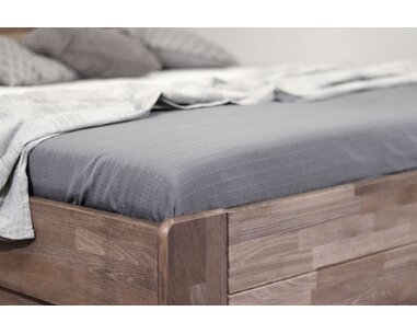 Postel s úložným prostorem ARION 2, 120x200, masiv buk - pohled č. 4