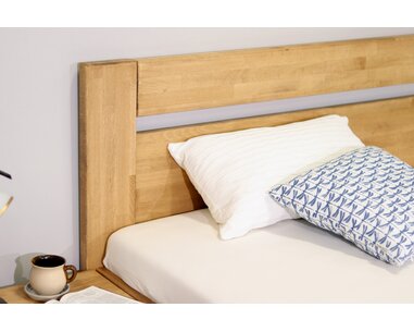 Zvýšená postel s úložným prostorem Orfeus, masiv buk, 120x200 - pohled č. 3