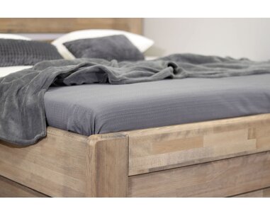 Zvýšená postel s úložným prostorem Primátor, masiv buk, 120x200 - pohled č. 4