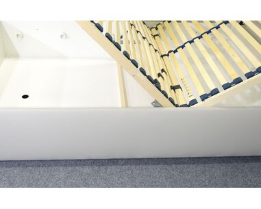 Zvýšená válenda s úložným prostorem Roneta, 90x200, šedá - pohled č. 4