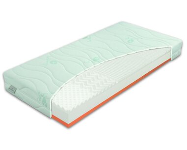Středně tvrdá zdravotní matrace BROOKLYN SOFT 1+1 Zdarma, 20cm, 90x210cm, 130kg, líná pěna - pohled č. 3