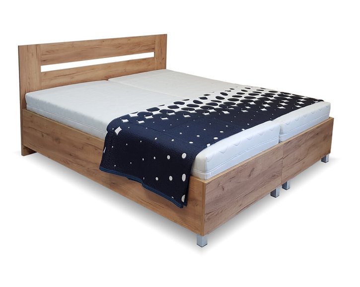 Zvýšená postel Sandra, s roštem a matrací - pohled č. 6
