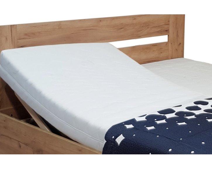 Zvýšená postel Sandra, s roštem a matrací - pohled č. 4