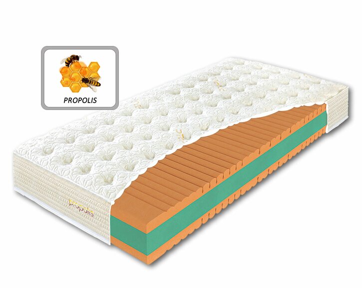 Ortopedická matrace PROPOLIS TOUCH, 100x200cm, 23cm, 130kg, studená pěna - pohled č. 1